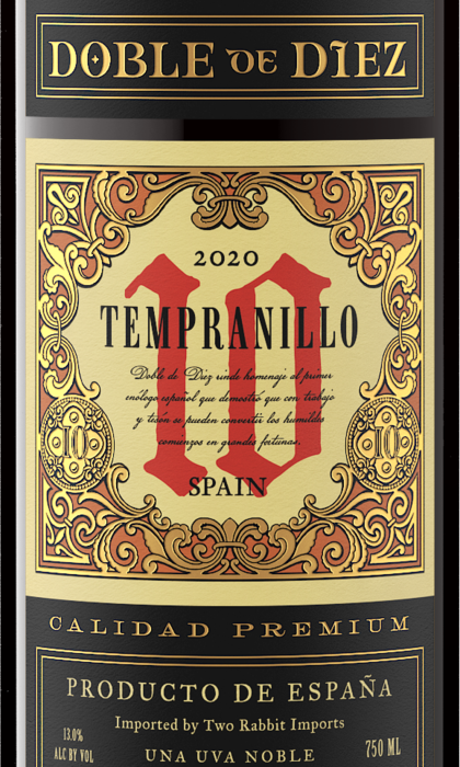 夏セール開催中 MAX80%OFF！ Buy Doble de Diez 2020 Tempranillo, Red from Spain - Firstleaf ワイン
