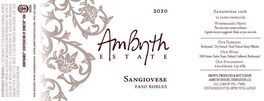 Sangiovese Paso Robles