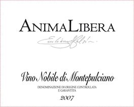 Vino Nobile Di Montepulciano