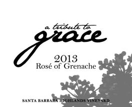 Santa Barbara Highlands Vineyard
