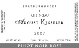 Spätburgunder + Rheingau Pinot Noir Rosé