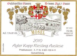Ayler Kupp Riesling Auslese