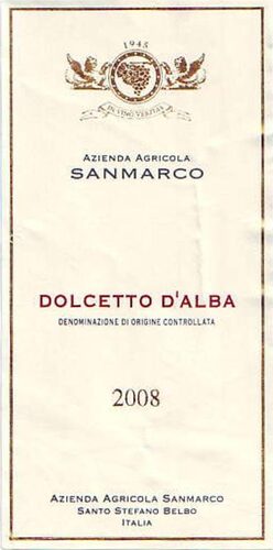 Dolcetto D'alba
