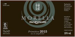 Primitivo Unfiltered Red Wine