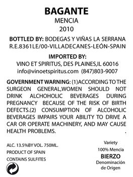 Bagante Mencia