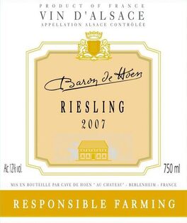 Baron De Hoen Riesling