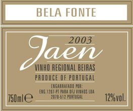 Jaen Vinho Regional Beiras Red Table Wine