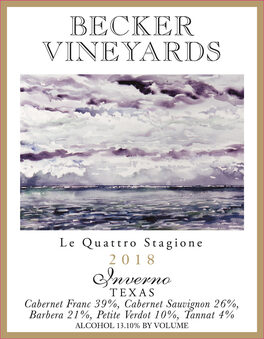 Le Quattro Stagione Inverno