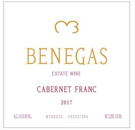 3 Benegas Cabernet Franc