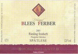 Riesling Spätlese Feinherb