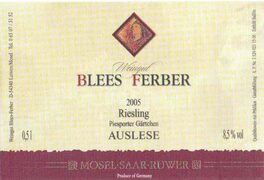 Riesling Auslese Mild - Sweet