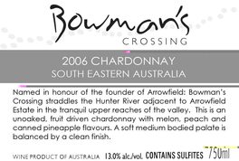 Bowman's Crossing Chardonnay