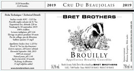 Bret Brothers Brouilly