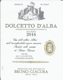 Dolcetto D'alba