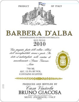Barbera D'alba