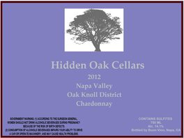 Hidden Oak Cellars