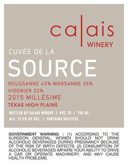 Cuvee De La Source