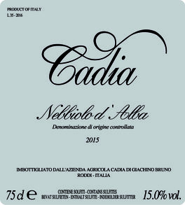 Nebbiolo D'alba