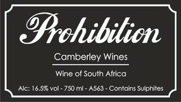 Prohibition