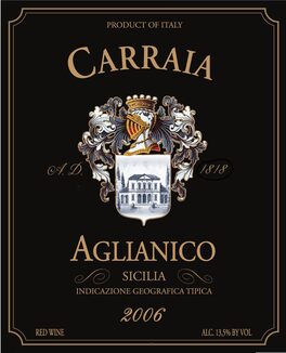 Carraia Aglianico Sicilia