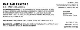 Capitán Fanegas Blanco Cosecha