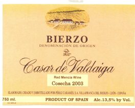 Casar De Valdaiga Red Mencía