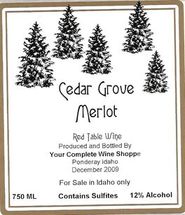 Cedar Grove Merlot
