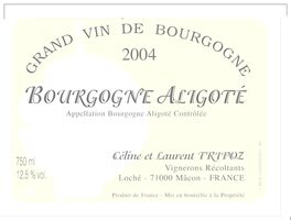 Bourgogne Aligoté