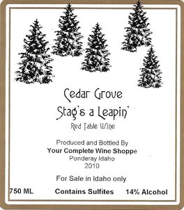 Stag's A Leapin ' Red Table Wine