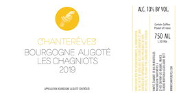Bourgogne Aligoté Les Chagniots