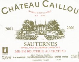 Château Caillou Sauternes