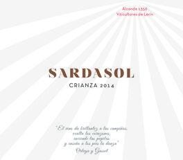 Sardasol Crianza