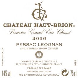 Haut - Brion Premier Grand Cru Classé