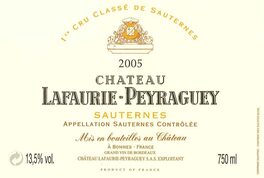 Château Lafaurie-Peyraguey Sauternes