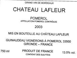 Chateau Lafleur Pomerol
