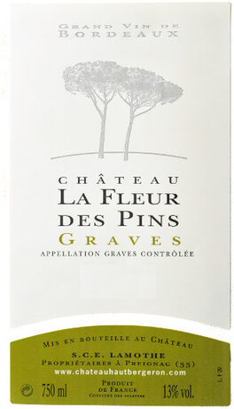 La Fleur Des Pins White Wine