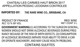 Les Carmes Haut Brion