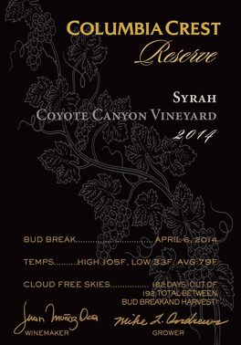 Reserve - Coyote Canyon Vineyard