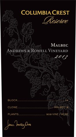 Reserve - Andrews & Rowell Vineyard