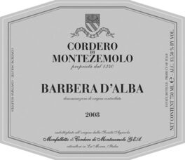 Cordero Montežemolo Barbera D’alba