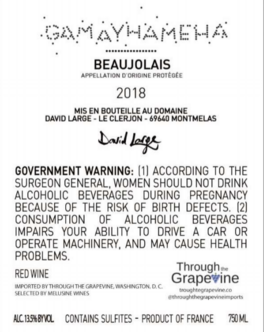 Gamayhameha Red Wine