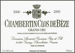 Chambertin Clos De Beze
