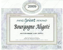 Bourgogne Aligote Aoc White Table Wine