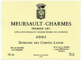 Meursault - Charmes Premier Cru