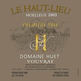 Le Haut Lieu Moelleux Premiere Trie