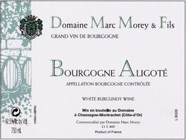 Bourgogne White Burgundy Wine