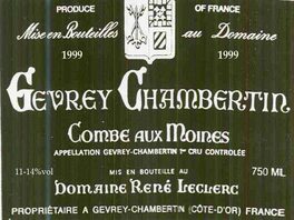 Gevrey Combe Aux Moines