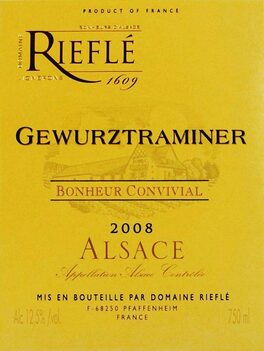 1609 Gewurztraminer Bonheur Convivial