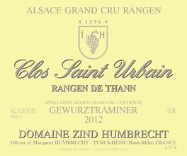 Clos Saint Urbain Rangen De Thann