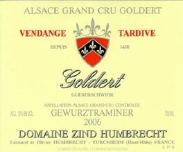 Goldert Vendage Tardiff